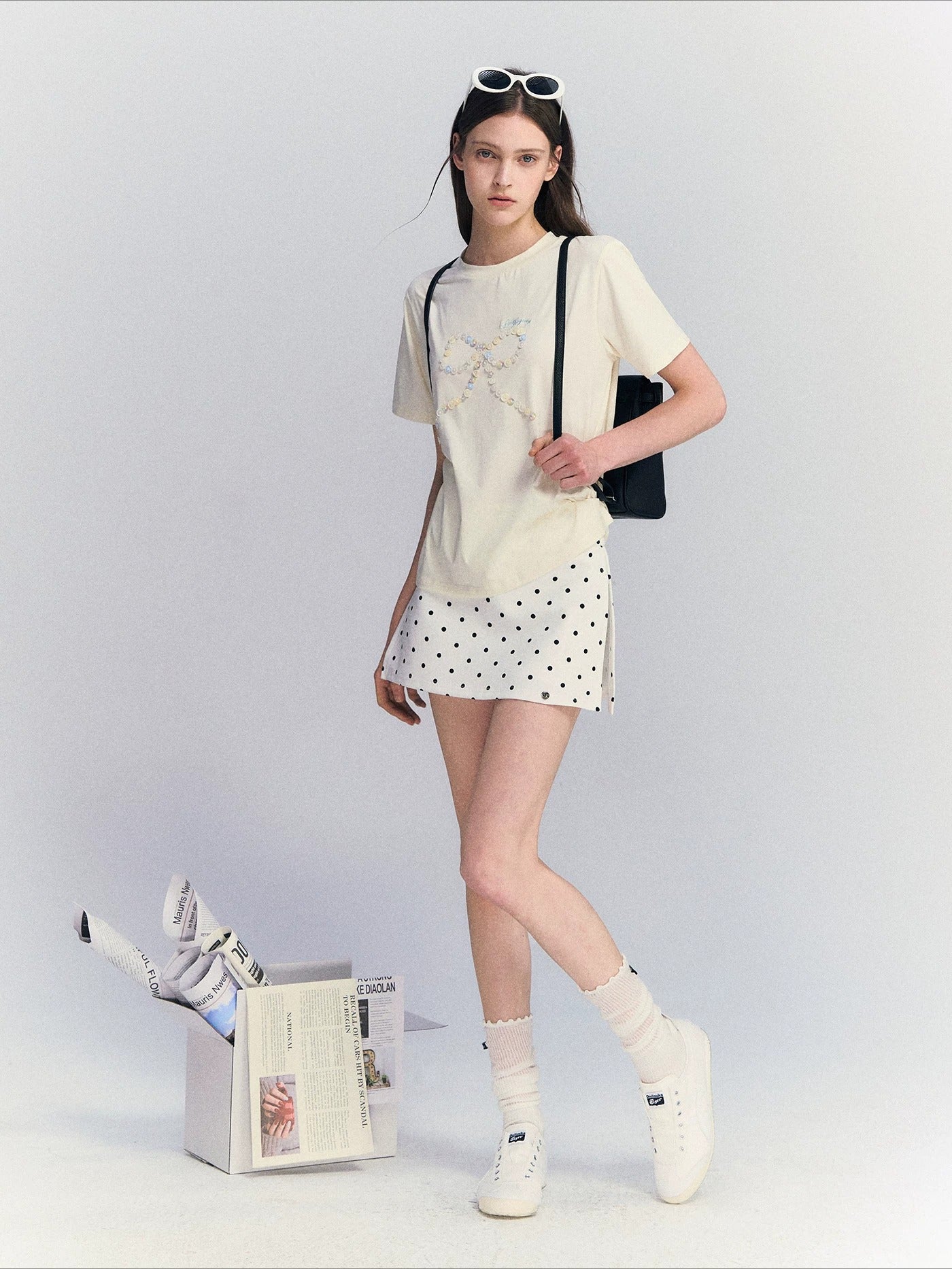 Bow Embroidery T-shirt