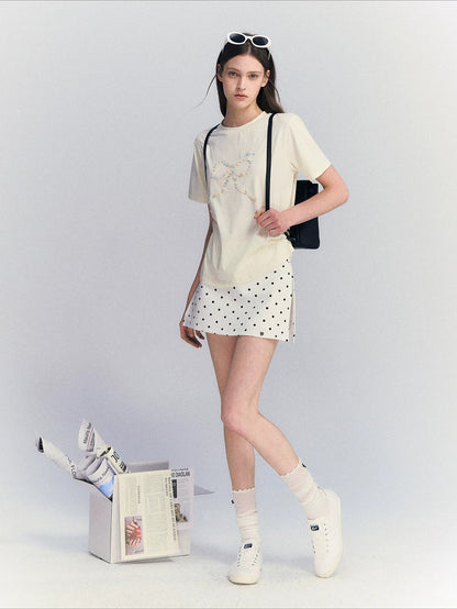 Bow Embroidery T-shirt