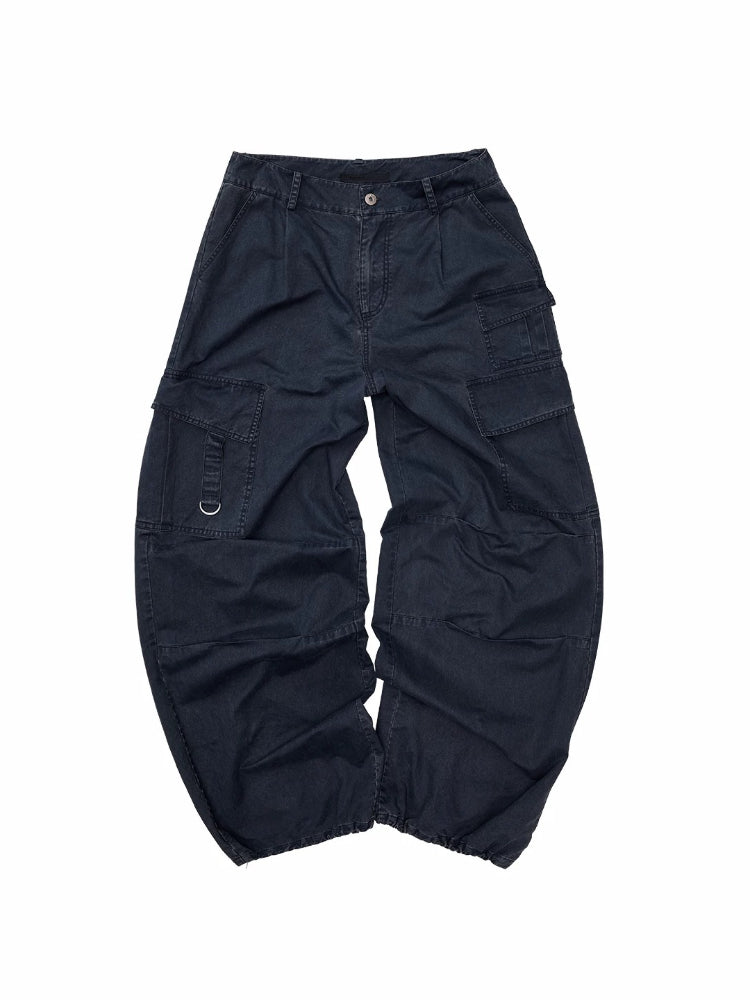 Distressed Multi-Pocket Cargo Pants