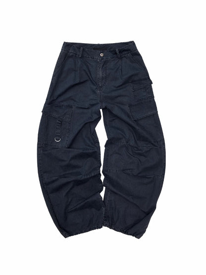 Distressed Multi-Pocket Cargo Pants