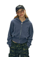 Two-Tone Zip Hoodie