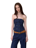 Striped Denim Set