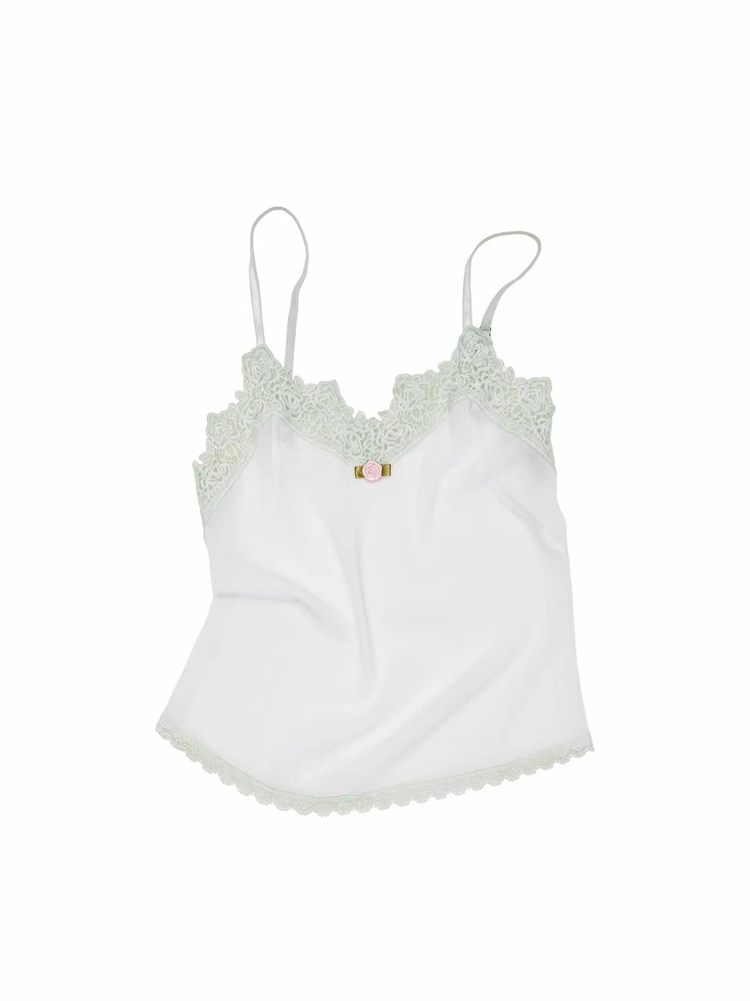 Lace Chiffon Cami Top