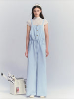 Cotton Drawstring Jumpsuit