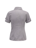 Plaid Slim Short Sleeve Shirt