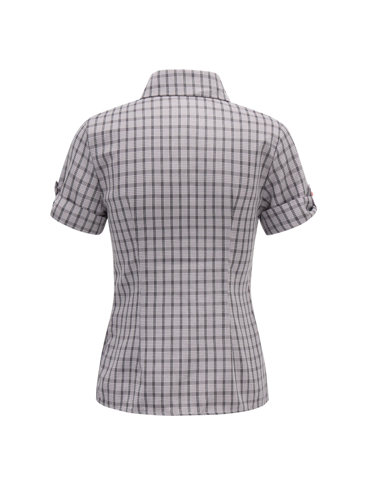 Plaid Slim Short Sleeve Shirt