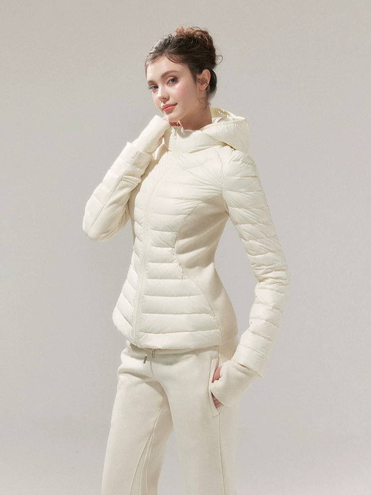 Detachable Hood Down Puffer Jacket