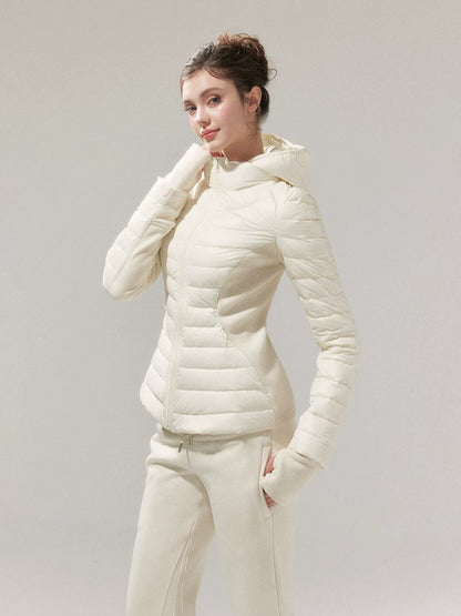 Detachable Hood Down Puffer Jacket