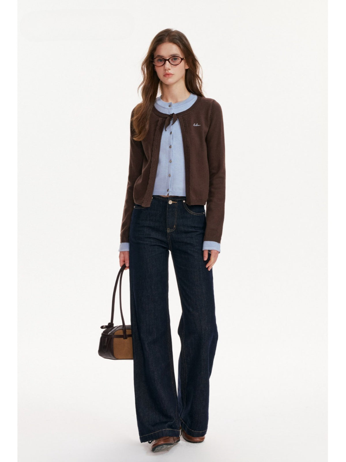 Waistband Free Straight Leg Jeans