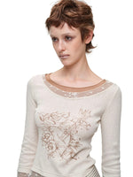 Tattoo Print Layered Tee