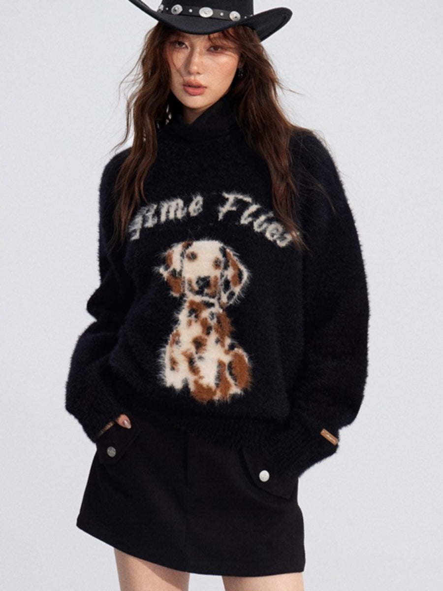 Cartoon Puppy Sweater