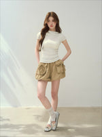 Cloud Bubble Cargo Skort