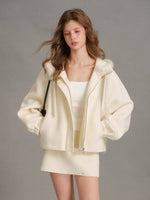 Wool Double Face Hooded Jackets