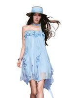 Floral Strapless Mini Dress