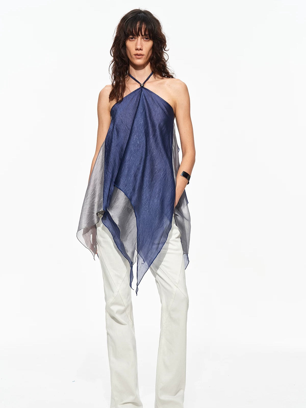 Braided Halter Layer Top