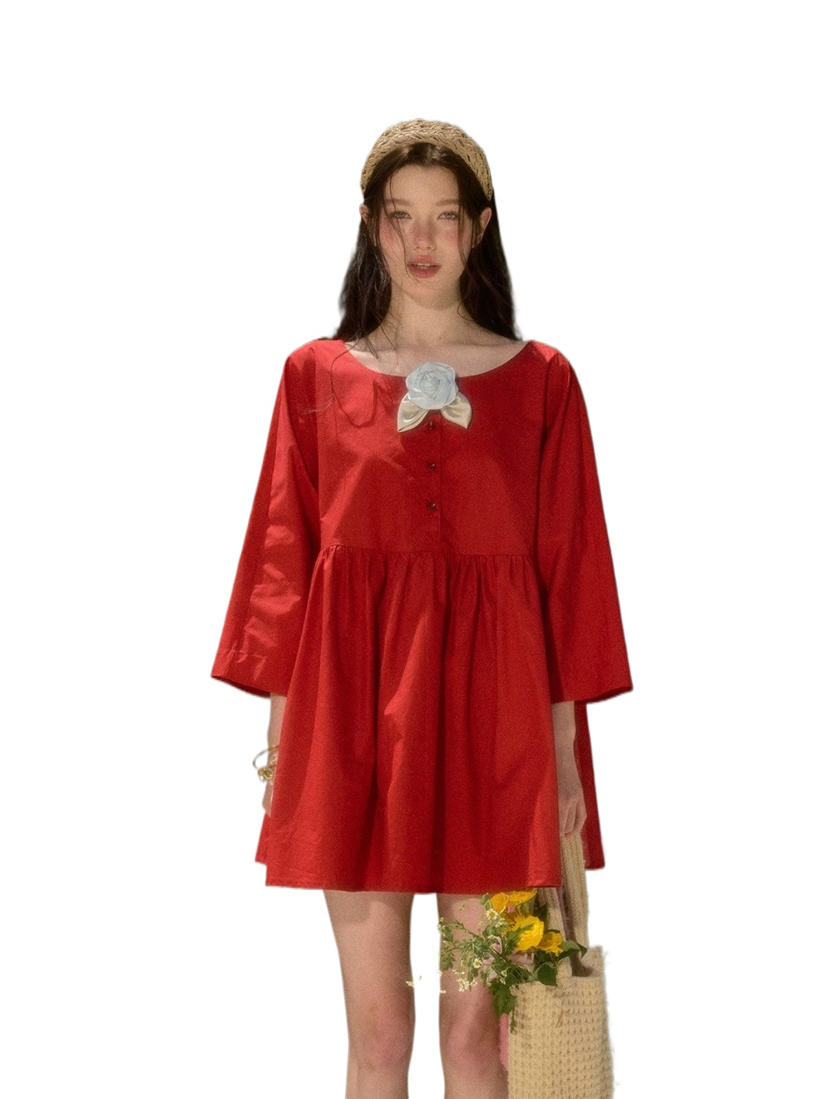 Cherry Babydoll Dress