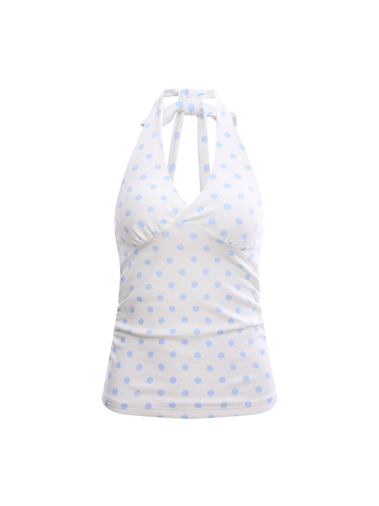 Polka Dot Halter Top