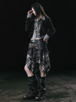 Star Plaid Skirt