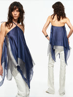 Braided Halter Layer Top