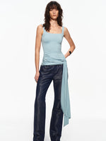 Coated Straight Jeans