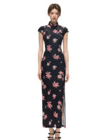 Velvet Qipao Dress