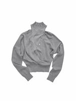 Acetate Cashmere Layered Cardigan