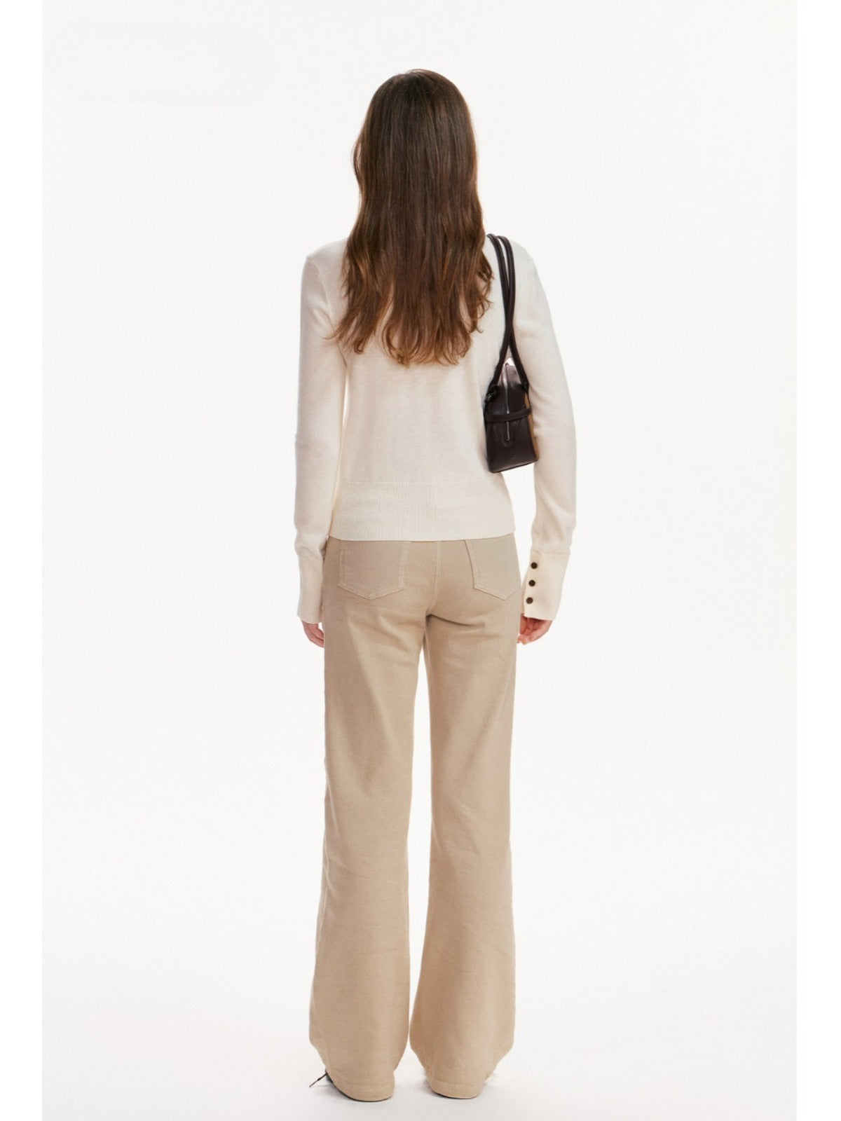 Cowl Neck Fitted Knit Top