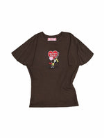 Snoopy Embroidered Slim T-Shirt