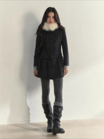 Double-Breasted Belted Coat