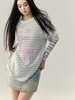 Floral Print Round Neck Short-Sleeve T-shirt