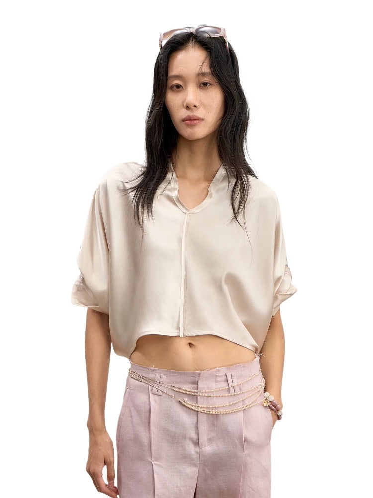 Acetate Satin Blouse