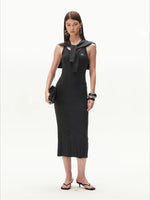 Duro Cable-Knit Argyle Dress