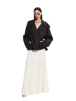 Wisteria Knotted V-Neck Dress