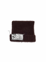 Knitted Cat-Ear Beanie with Hand-Stitched Label