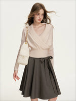 Cross V-Neck Sweater