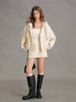 Wool Double Face Hooded Jackets