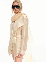 Acetate Trench Coat