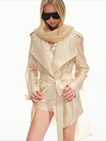 Acetate Trench Coat