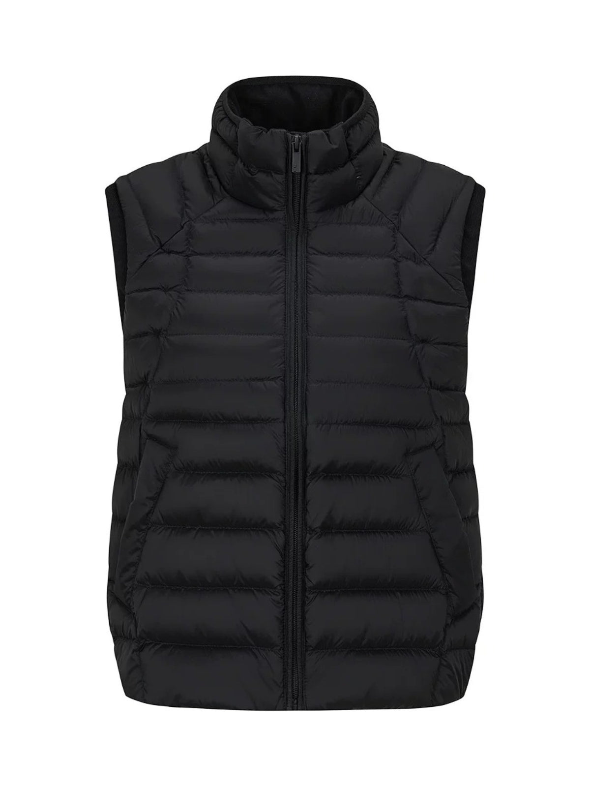 Contrast Quilted Down Vest