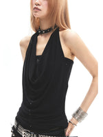 Halter Draped Cami Top