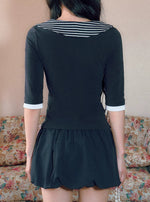 Striped Sailor Layered Top