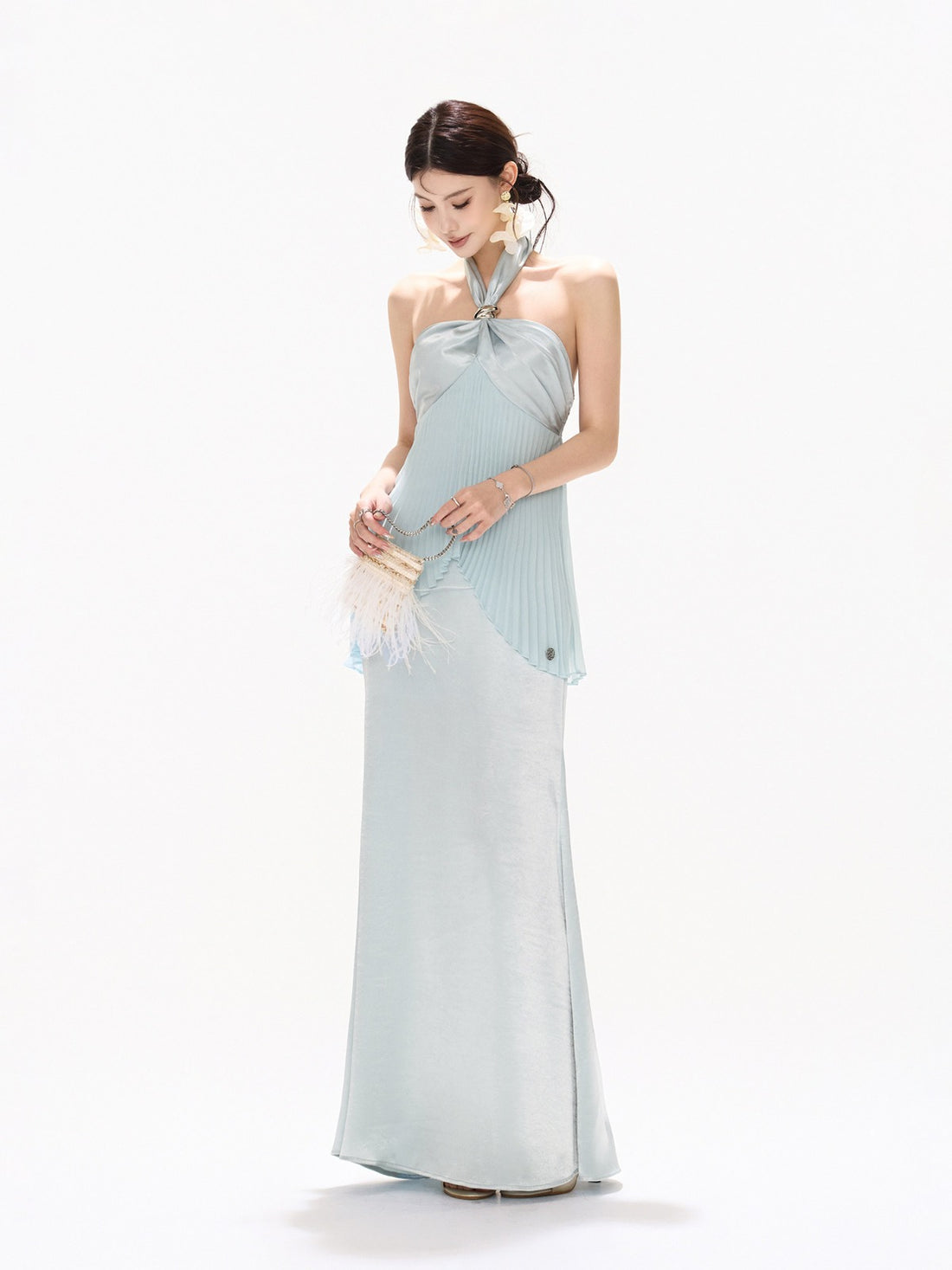 Lily Mist Satin Dress