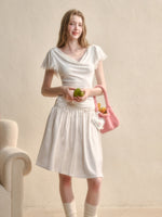 Basic "Cloud" V-neck Top