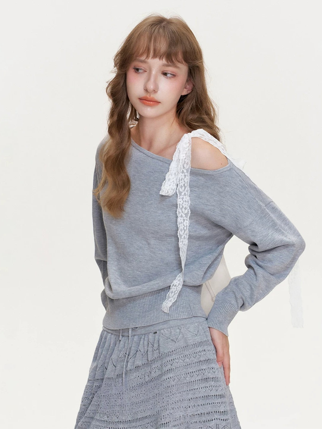 Lace Knit Lounge Set