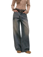 Vintage Layered Wide Leg Jeans