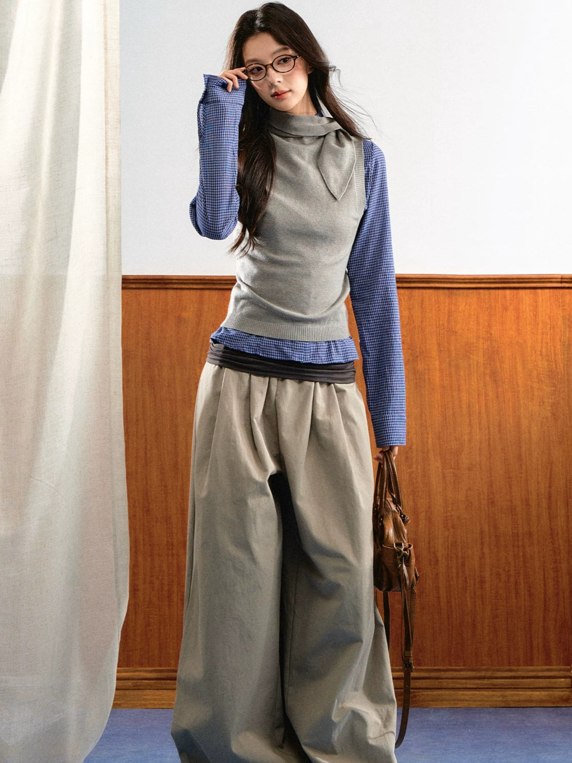 High Waist Wide-Leg Pants