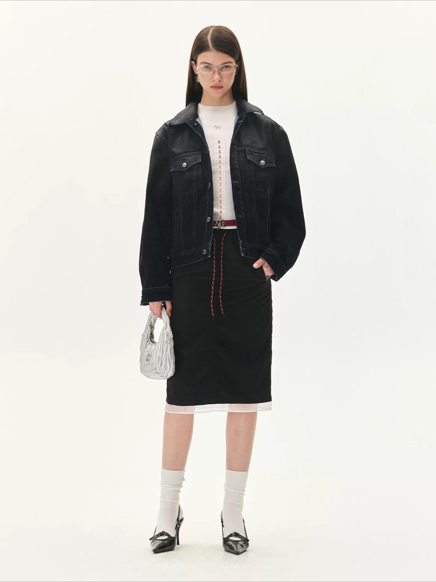 Roscoe Flocked Denim Jacket