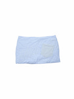 Embroidered Striped Reversible Cotton Padded Shirt & Skirt Set