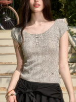 Wool Knit Top