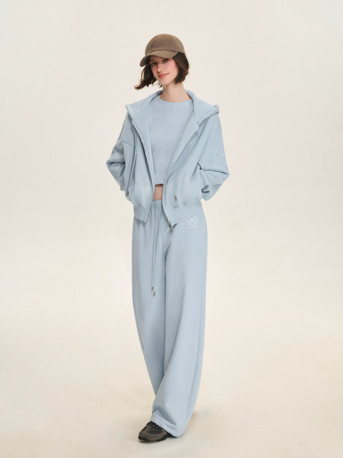 Fleece Hooded Three Piece Set